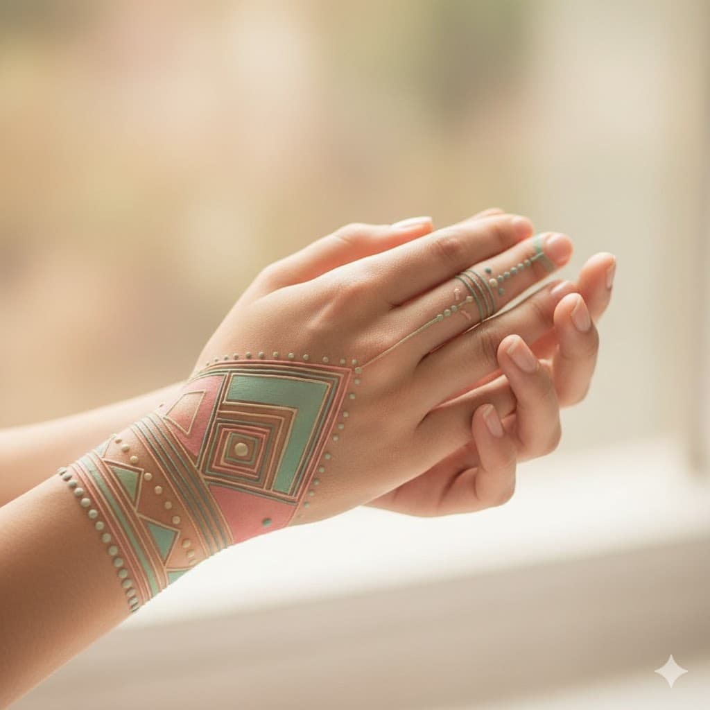 Modern Minimal Mehndi