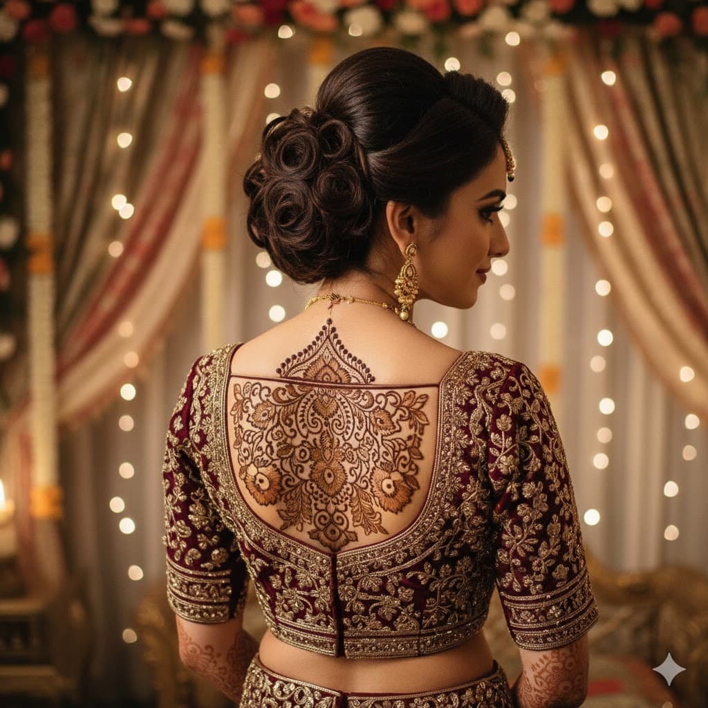 Back/Shoulder Bridal Mehndi